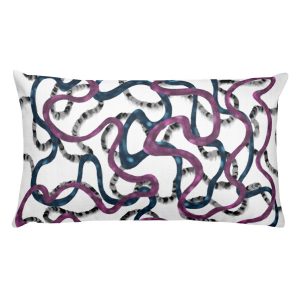 Crazy String rectangular pillow