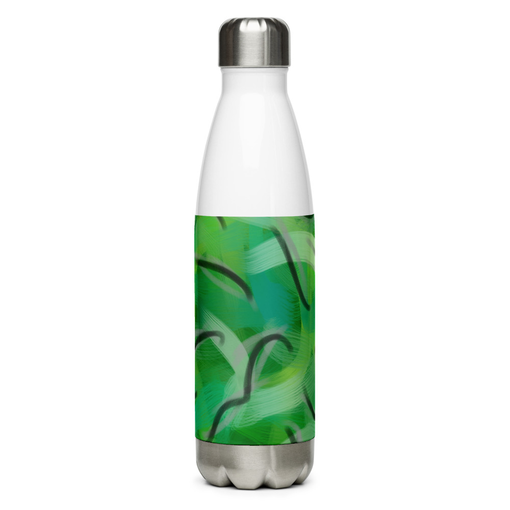 Envy Me Green Stainless Steel Water Bottle
