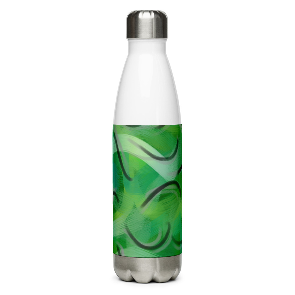 Envy Me Green Stainless Steel Water Bottle - Image 3