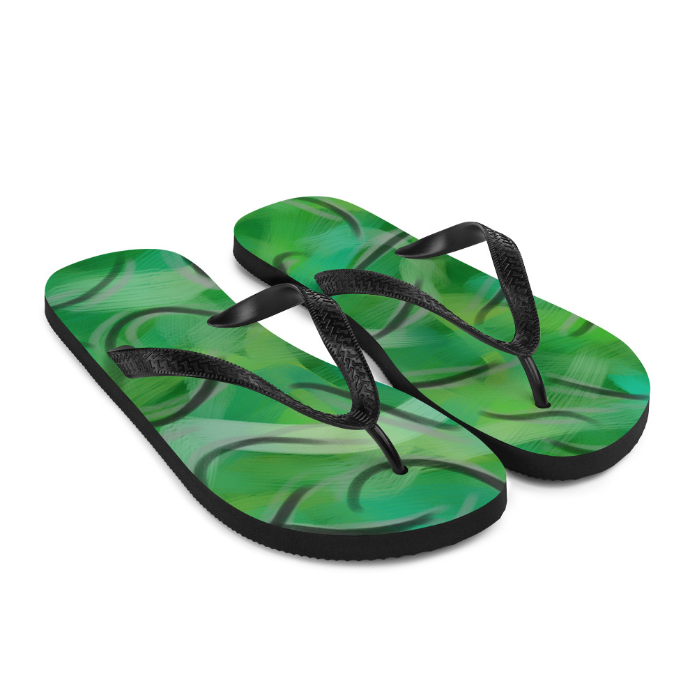 Envy Me Green Flip-Flops - Image 7