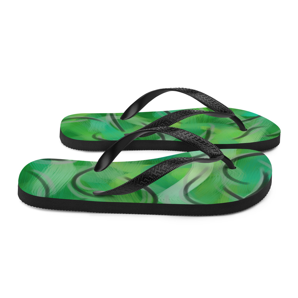 Envy Me Green Flip-Flops - Image 6